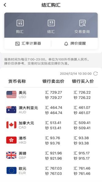 银行兑换外币汇率_中国农业银行钞汇同价_工行中行建行钞汇同价