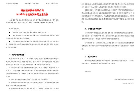 招商证券福利_自营业务收入同比下滑16.66%_招商证券2025年中期业绩分析