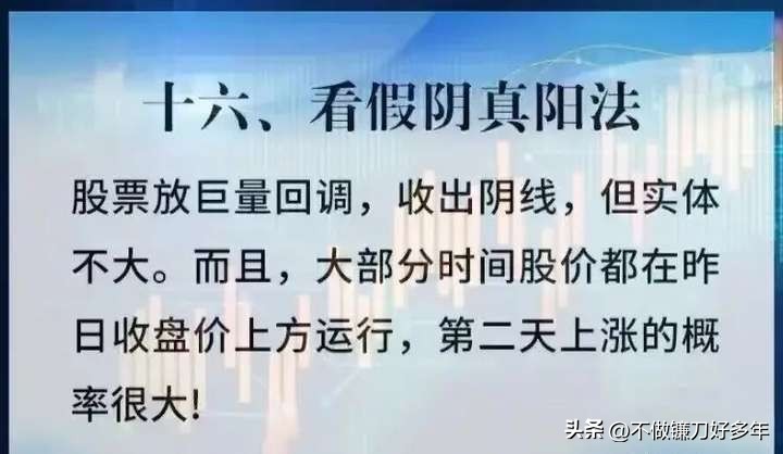 股票大涨前的信号_市场主力割肉散户策略_涨停股前六信号识别