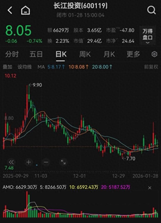 长江投资业绩预亏公告_长江投资2025年利润预测_600002股票为什么退市