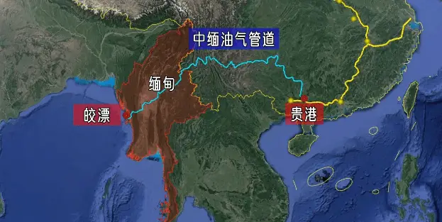 中国五大能源战略通道_中国原油管道图_中亚天然气管道中巴油气管道