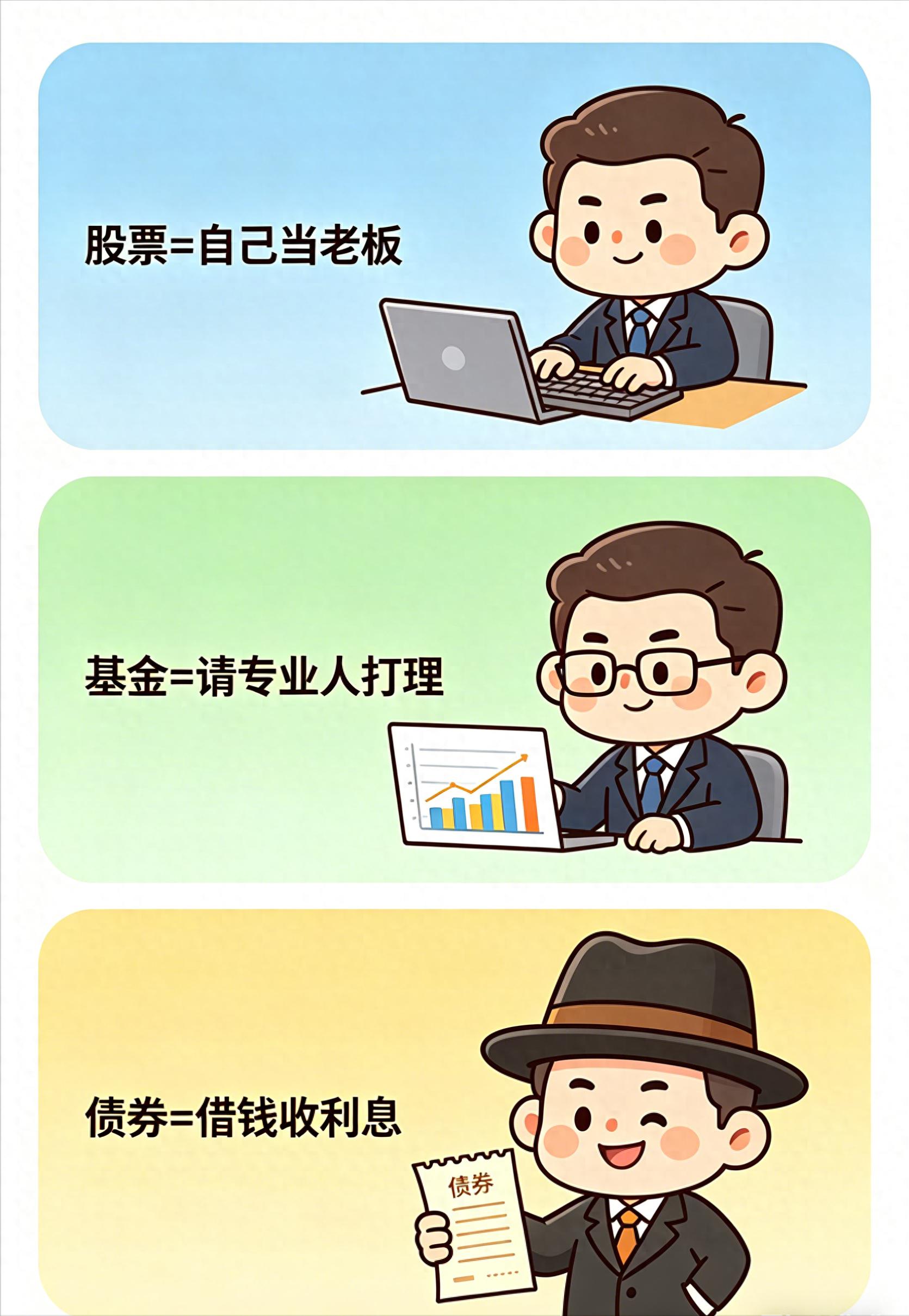 理财新手股票基金债券_天津股票怎么开户_股票基金债券区别对比