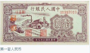 新中国成立后发行多少套人民币_民国法币一块钱兑换_各套人民币发行时间及面额