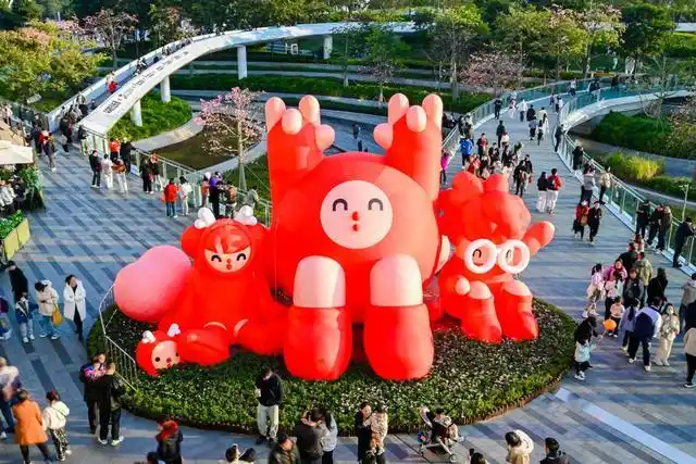 深圳海心汇福园_欢乐港湾新年活动_深圳商圈特色