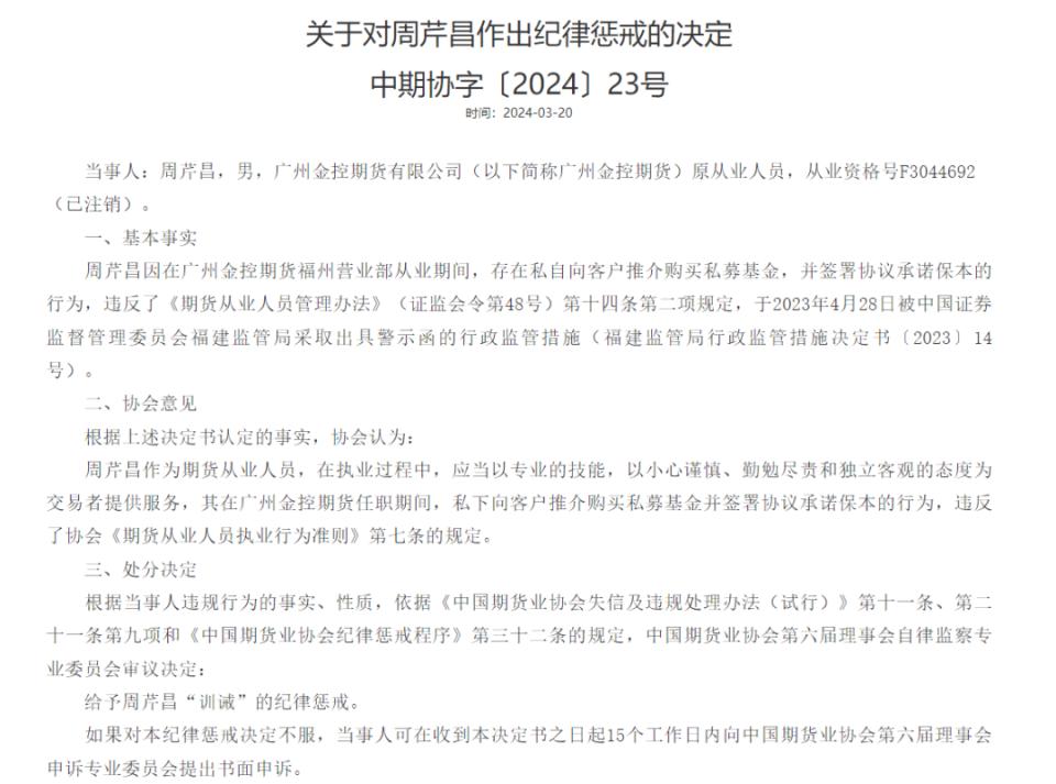 福州期货从业证申请_期货从业人员纪律惩戒_期货从业人员违规行为处罚