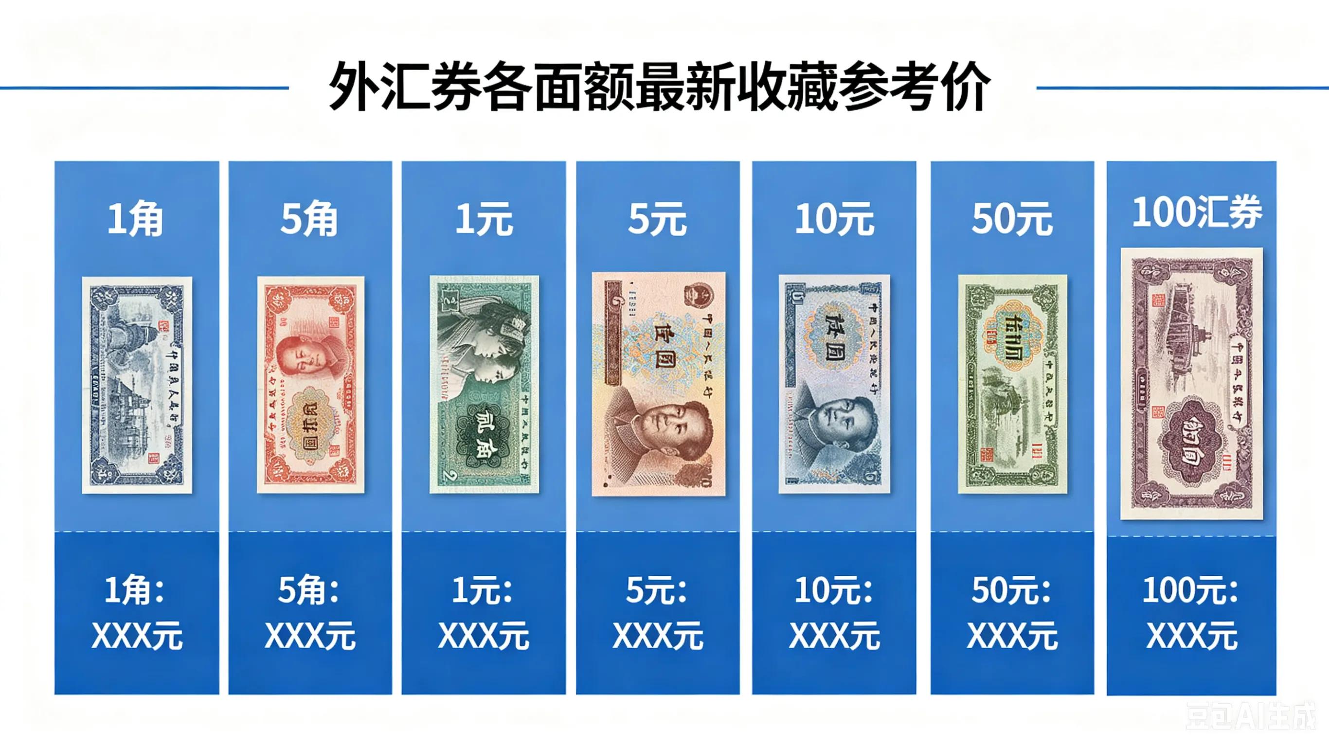 外汇兑换券收藏_退市老钱币收藏_中国银行外汇兑换卷
